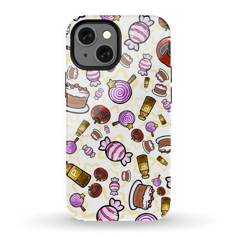 Kirby Munchies Pattern Phone Case